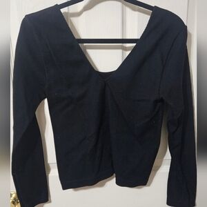 A New Day long sleeve stretch crop top